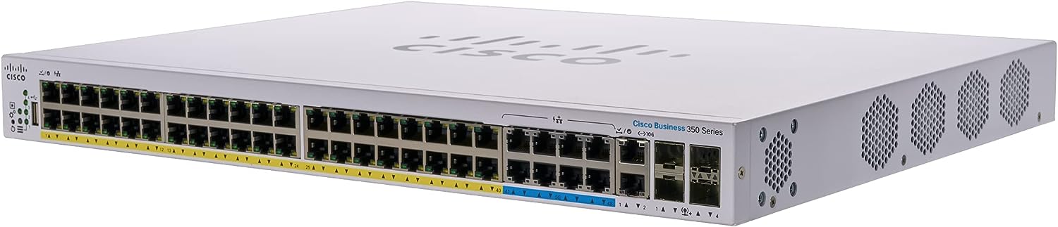 CISCO DESIGNED Business CBS350-48NGP-4X Managed Switch